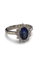 Anello Soranzo Gioielli Donna Pietre Preziose in Oro bianco Zaffiro blu BCO10464977